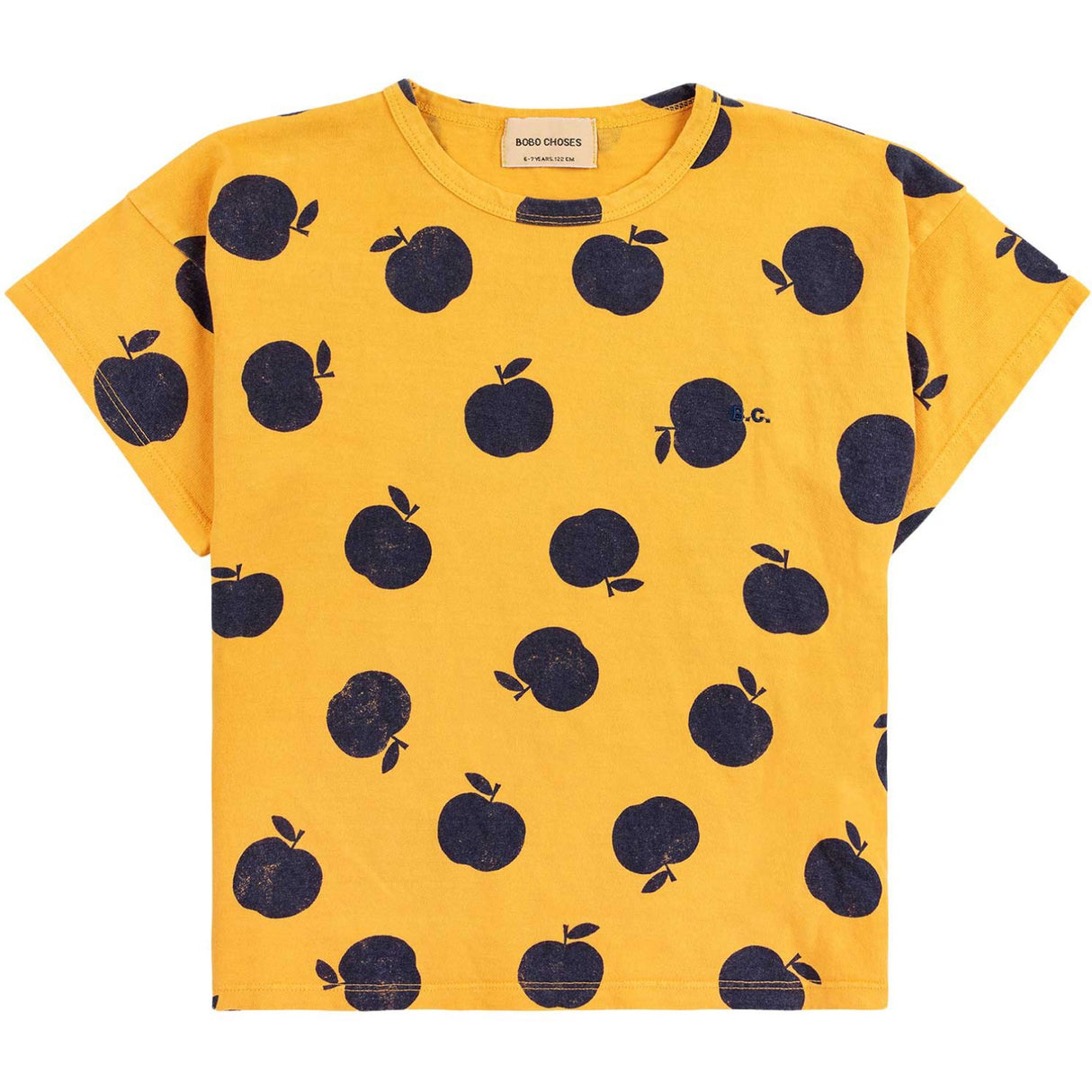 Bobo Choses Light Yellow Poma All Över Yellow T-Shirt