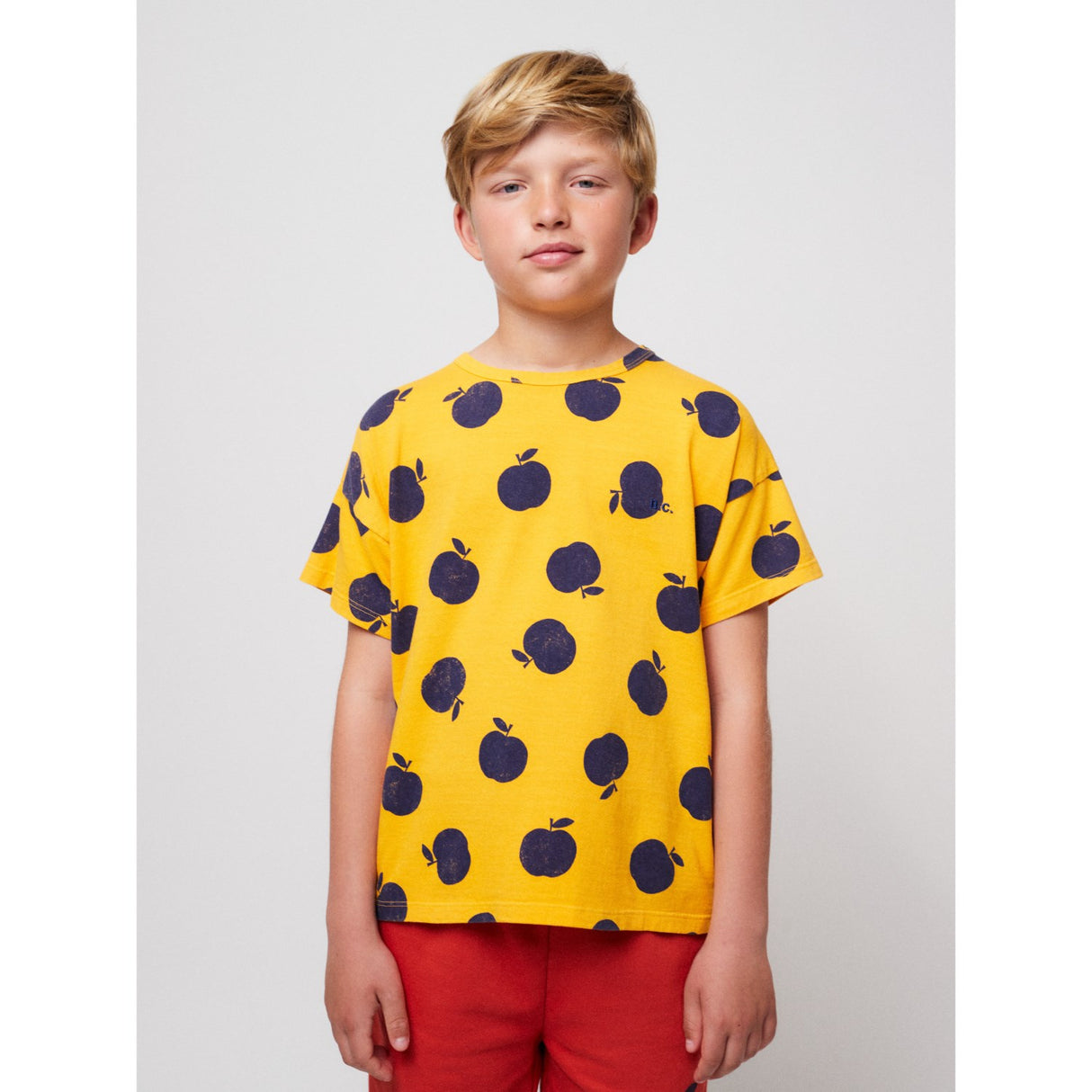 Bobo Choses Light Yellow Poma All Över Yellow T-Shirt