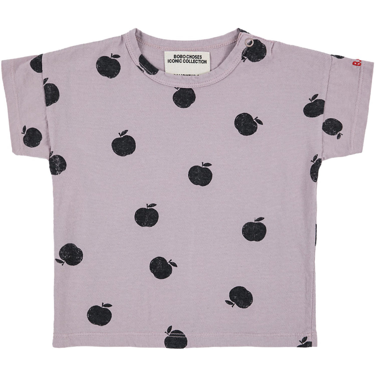 Bobo Choses Lavender Poma All Över Short Sleeve T-Shirt