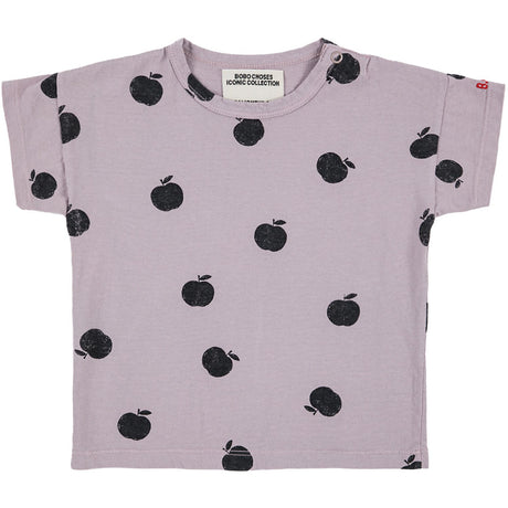 Bobo Choses Lavender Poma All Över Short Sleeve T-Shirt