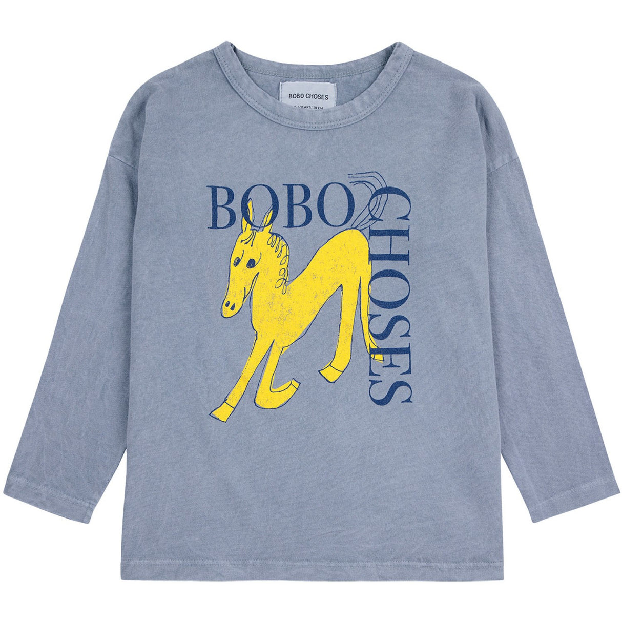 Bobo Choses Grey Wonder Horse T-Shirt