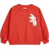 Bobo Choses Red Freedom Bird Sweatshirt