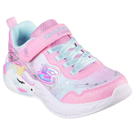 Skechers Unicorn Dreams Ombre Print & Star Skor Pink Turquoise