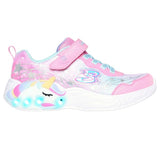 Skechers Unicorn Dreams Ombre Print & Star Skor Pink Turquoise 3