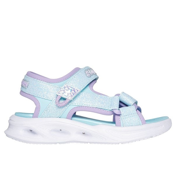 Skechers Sola Glow Sandal Light Blue Lavender 3