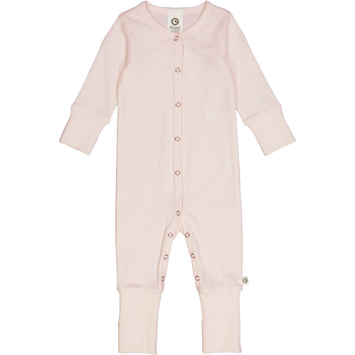 Müsli Nightingale Rib Jumpsuit med fötter