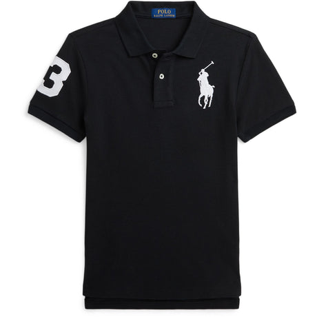 Pikétröja Ralph Lauren Pikétröja Black Slim Pikétröja T-Shirt