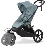 Cybex Avi Spin BLK Barnvagn Stormy Blue light blue