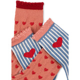 Konges Sløjd Heart Mix 2 Pack Jaquard Socks