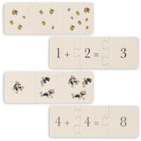 Konges Sløjd Multi Cardboard Puzzle Math Fsc