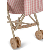 Konges Sløjd Powder Pink Check Doll Stroller