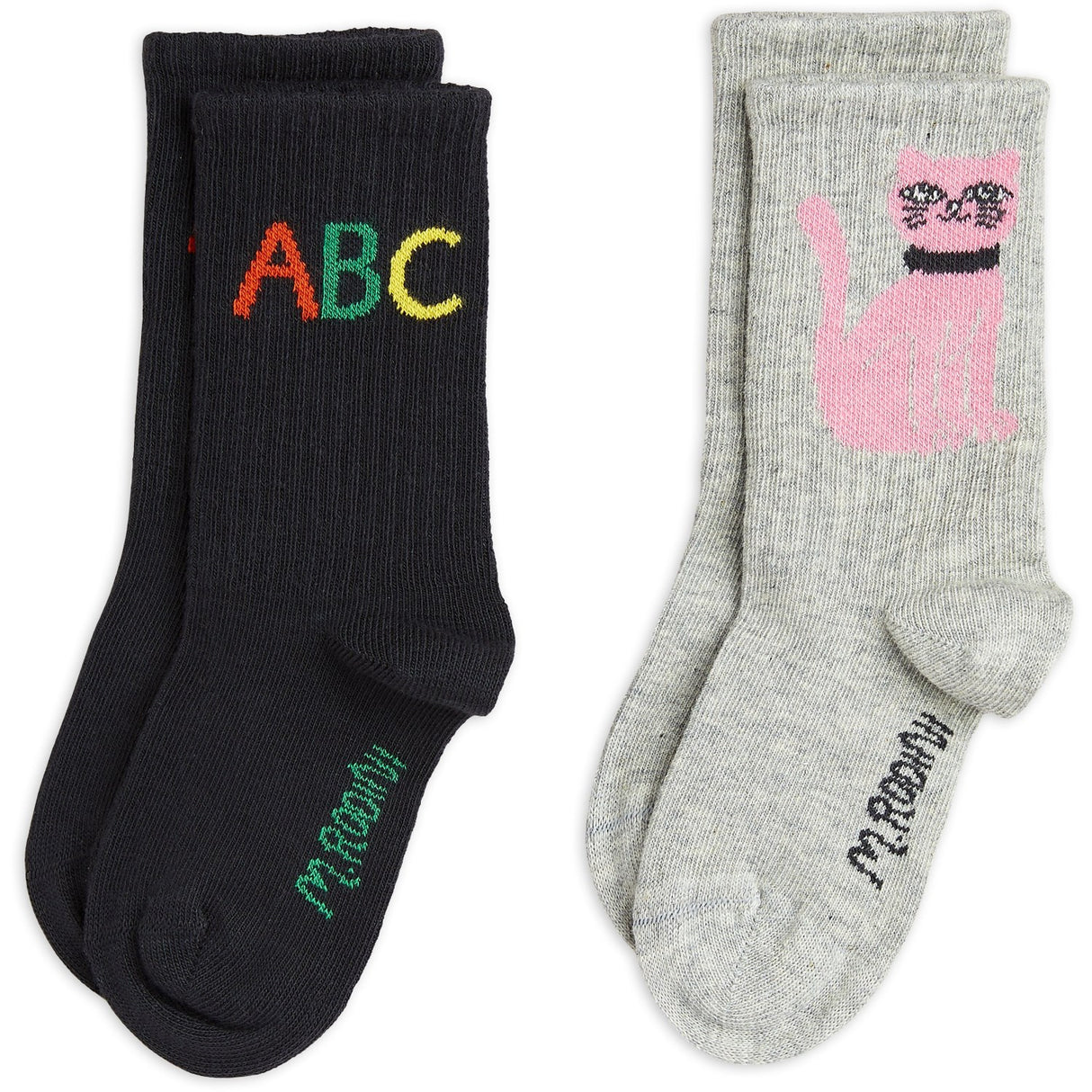 Mini Rodini Multi Abc 2-Pack Socks