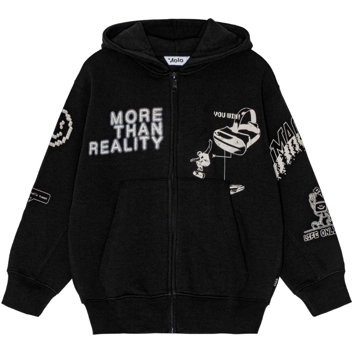 Molo Black Mazz Hoodies