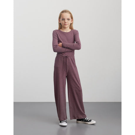 Mads Nørgaard Rosin/Carmine Rose 2x2 Cotton Stripe Verona Byxor