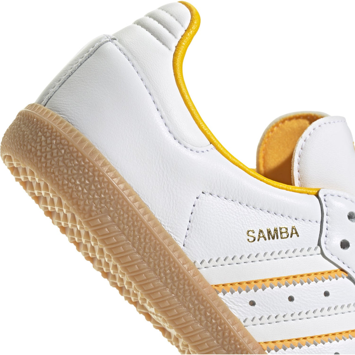 adidas Originals Crystal White/Cloud White/Crew Yellow Samba Og C Sneakers