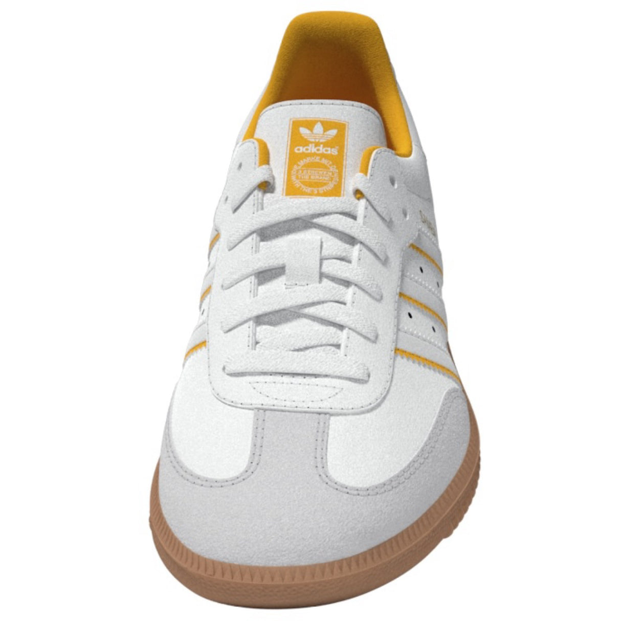 adidas Originals Crystal White/Cloud White/Crew Yellow Samba Og C Sneakers