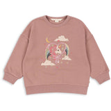 Konges Sløjd Mahochany Rose Lou Glitter Sweat Shirt Ocs