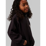 Calvin Klein Ck Black Teddy Monochram Zip Fleece Klänning