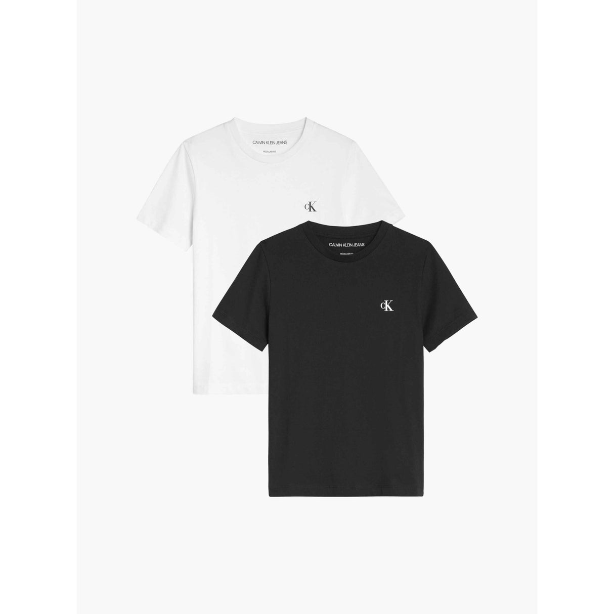 Calvin Klein White / Black 2-Pack Monochram T-Shirt