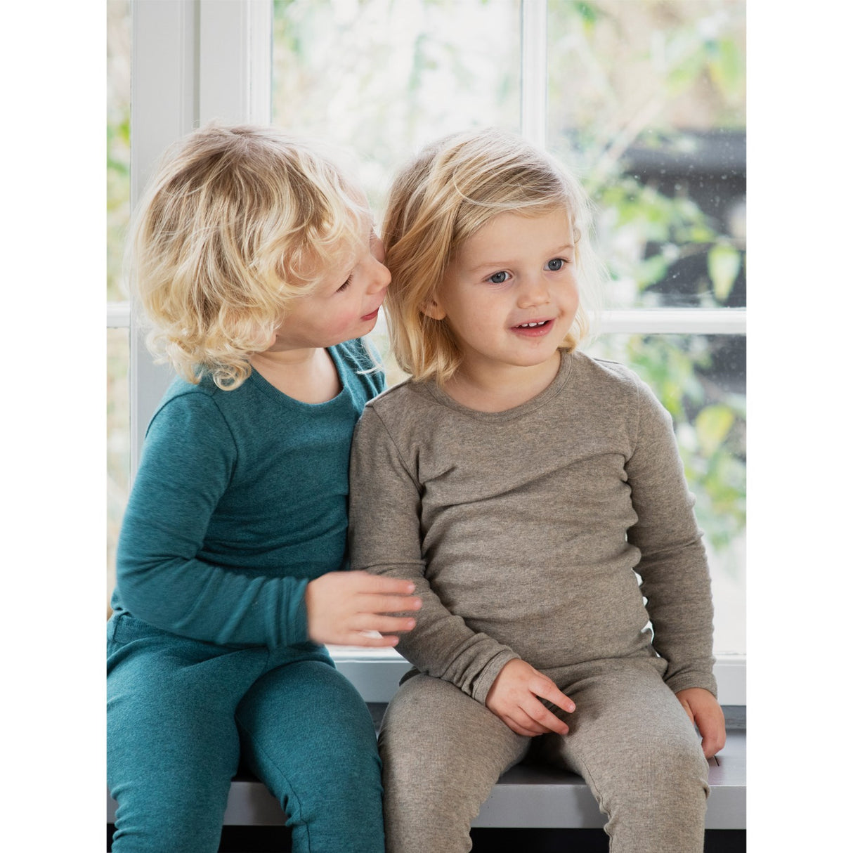 Serendipity Taupe Slim Blus