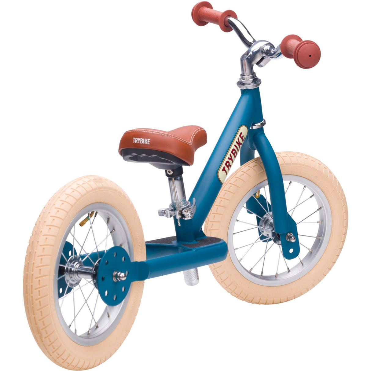 Trybike Trybike in steel, 2 wheels, Vintage Blue 2