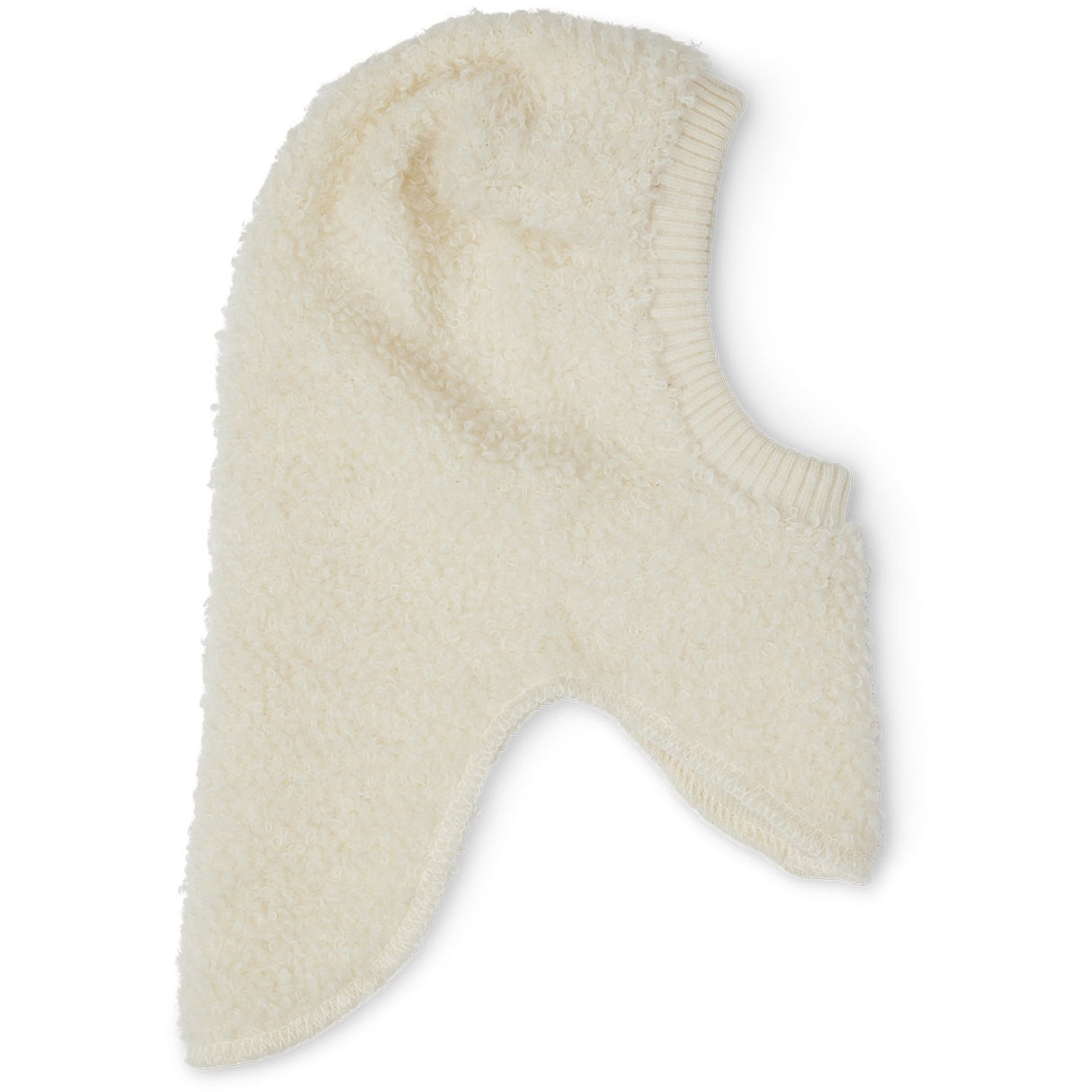 Smallstuff Off White Balaclava Bouclé Merino Wool