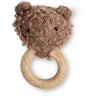 Smallstuff Rose Brown Rattle Bear Bouclé Merinoull