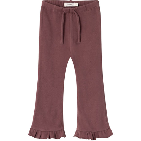 Lil'Atelier Rose Brown Thoro Har Bootcut Byxor