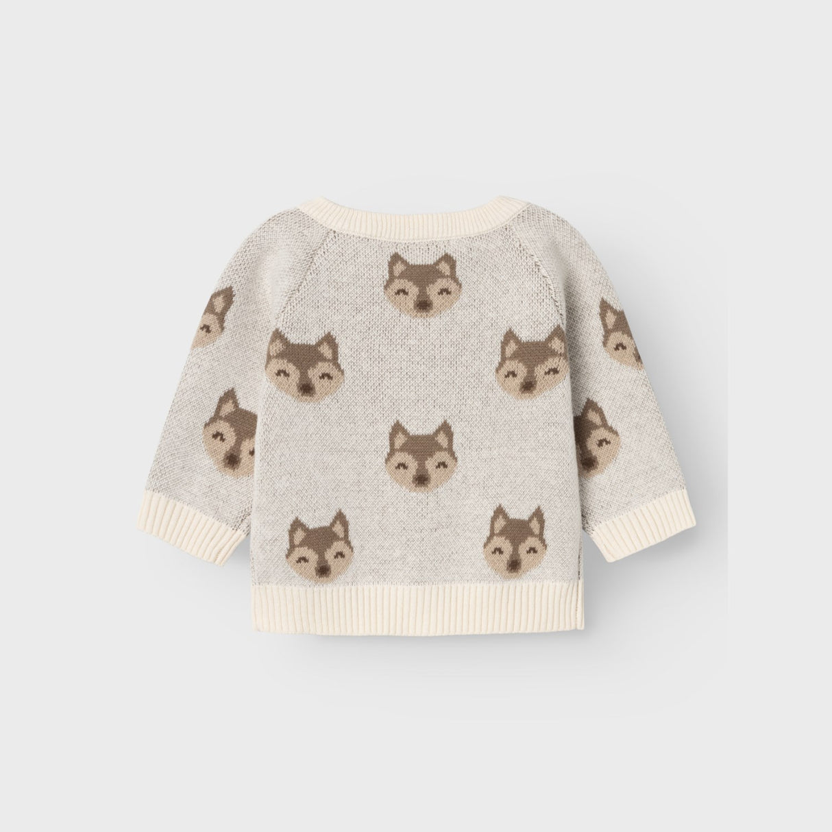 Lil'Atelier Birch Lamoe Stickad Cardigan