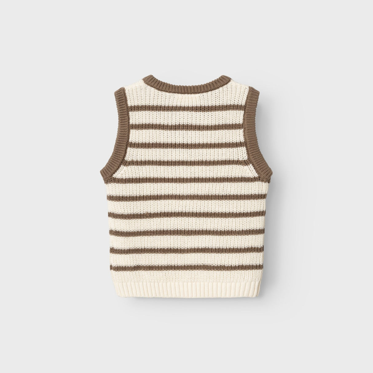 Lil'Atelier Birch Emlen Stickad Väst Stripe