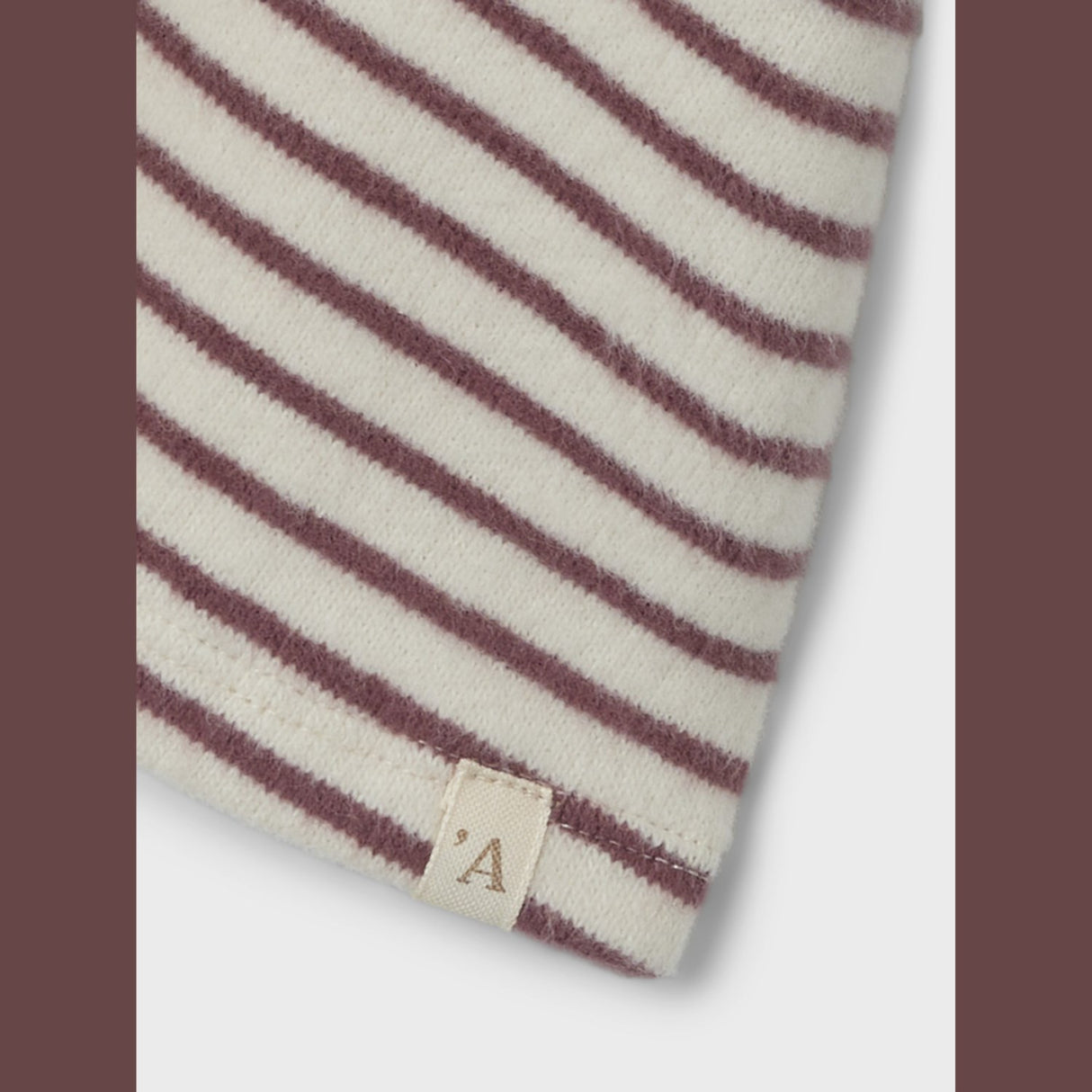 Lil'Atelier Birch Rosebrown Thoro Dress Stripe 3