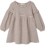 Lil'Atelier Birch Rosebrown Thoro Dress Stripe