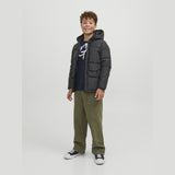 Jack & Jones Junior Black Cospeed Puffer Jacka 8