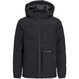 Jack & Jones Junior Black Eotto Puffer Jacka