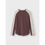 Name It Sparrow AOP Willto Wool Blouse