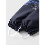 Name It Dark Sapphire Landscape Snow10 Snowsuit Line AOP Fo