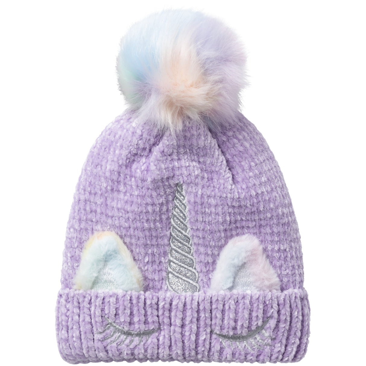 Name It Pastel Lilac Metea Stickad Beanie1