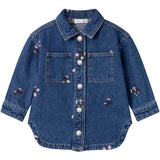 Name It Dark Blue Denim Kat Embellished Denim Jacket