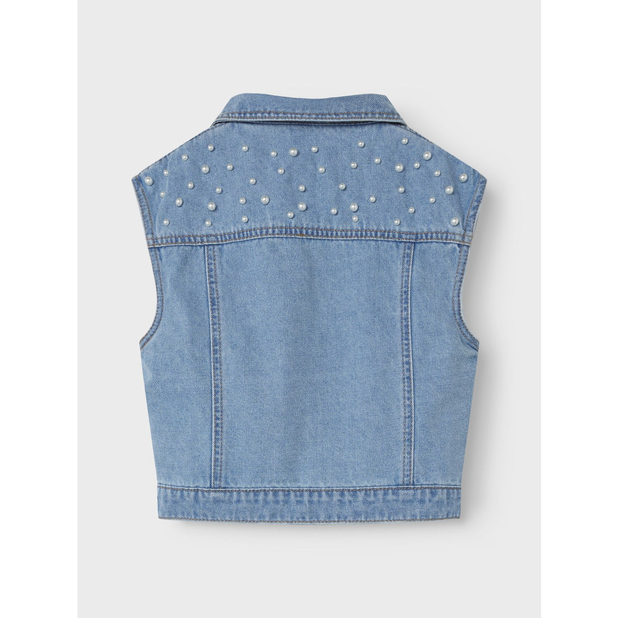 Name It Medium Blue Denim Erna Denim Väst