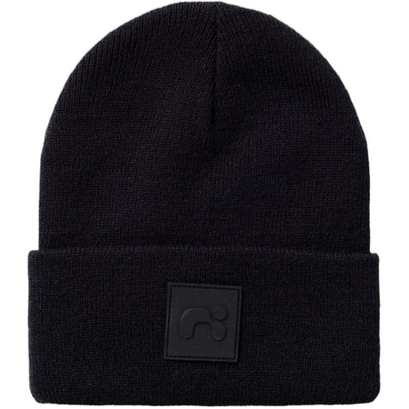 Name It Black Malik Stickad Beanie Badge