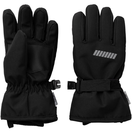 Name It Black Snow10 Gloves 3Fo