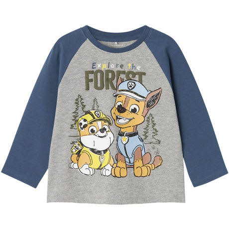 Name It Grey Melange Sente Paw Patrol Blus