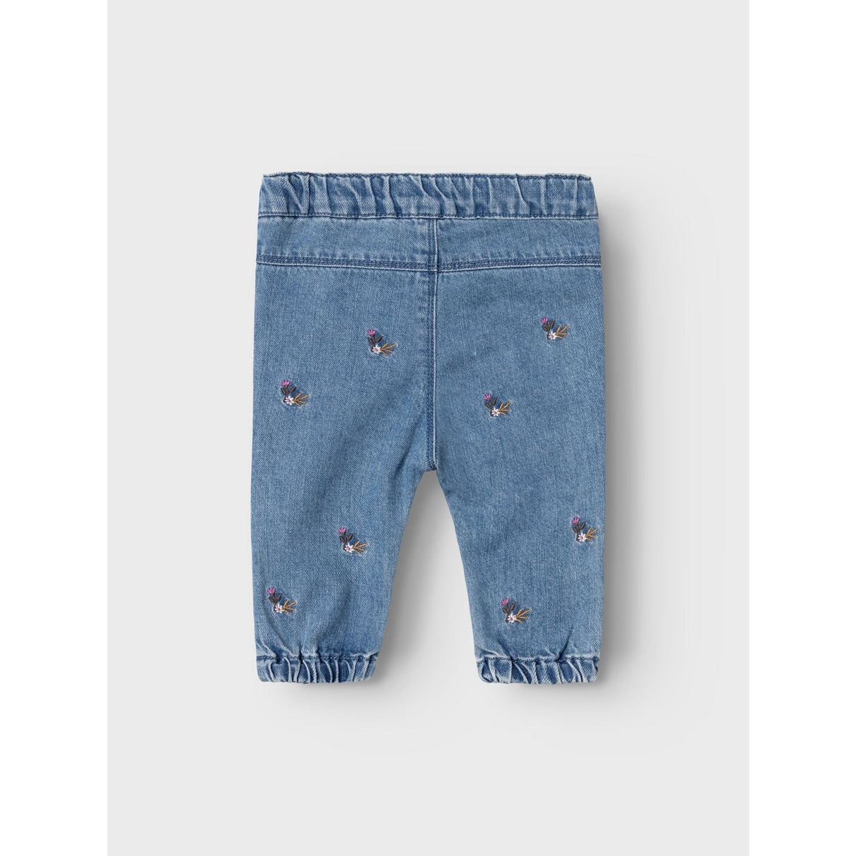 Name It Medium Blue Denim Rose Shaped Embellished Jeans