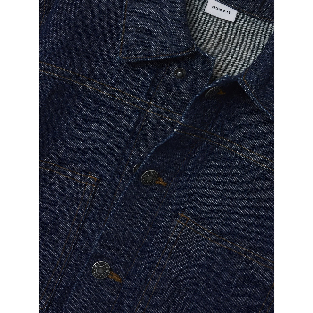 Name It Dark Blue Denim Unwashed Reese Denim Jacka