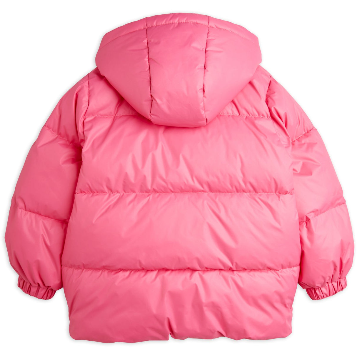 Mini Rodini Pink Heavy Hooded Puffer Jacket 4