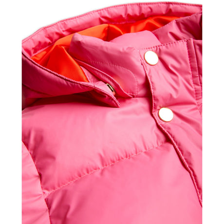 Mini Rodini Pink Heavy Hooded Puffer Jacket 2