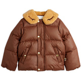 Mini Rodini Brown Doch Emb Puffer Jacket