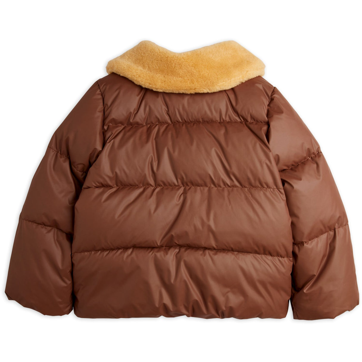 Mini Rodini Brown Doch Emb Puffer Jacket