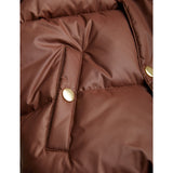 Mini Rodini Brown Doch Emb Puffer Jacket