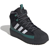 adidas Originals Core black/White/Active Green Superstar Winter Trek J Stövlar